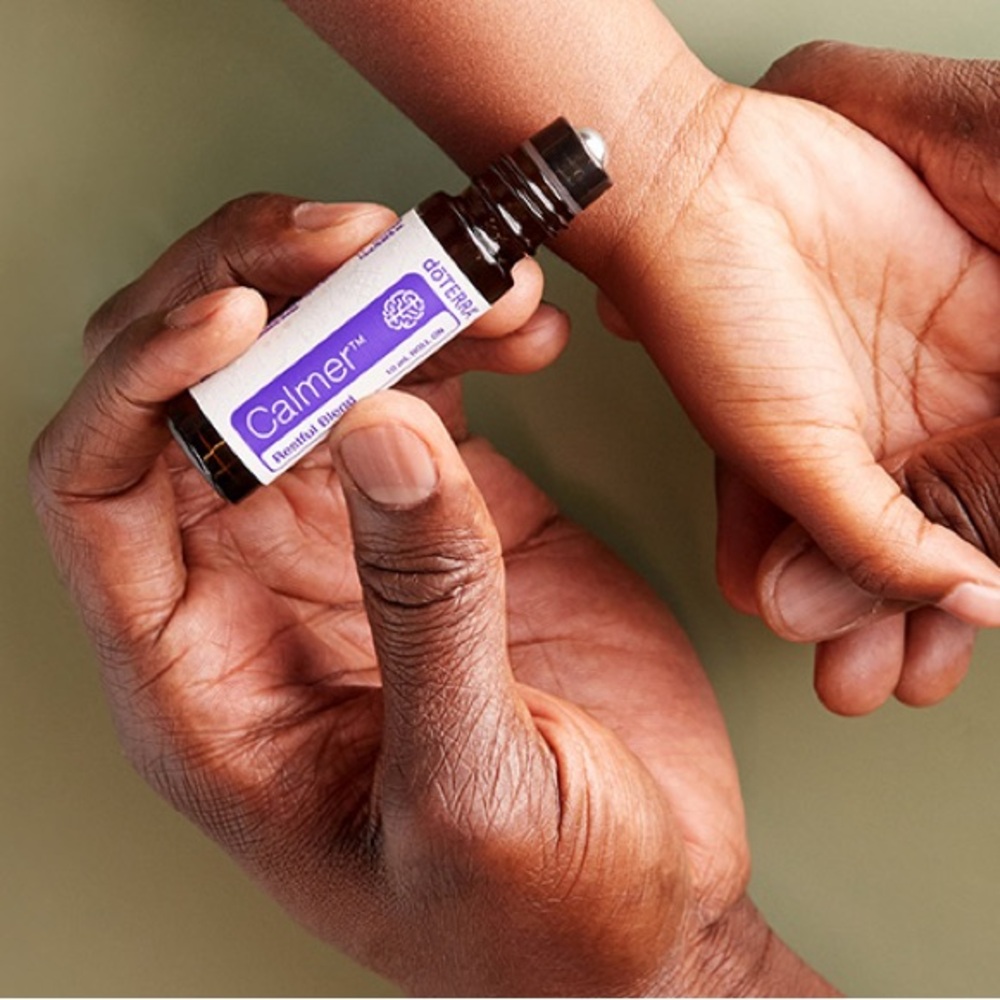 Calmer Restful Blend Essential Oil Roll-On Bottle, doTERRA, 10ml - Picture 5 of 14